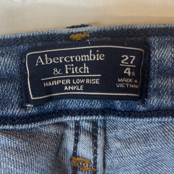 Abercrombie & Fitch Harper Low Rise Ankle Jeans Size 27 - Picture 8 of 8